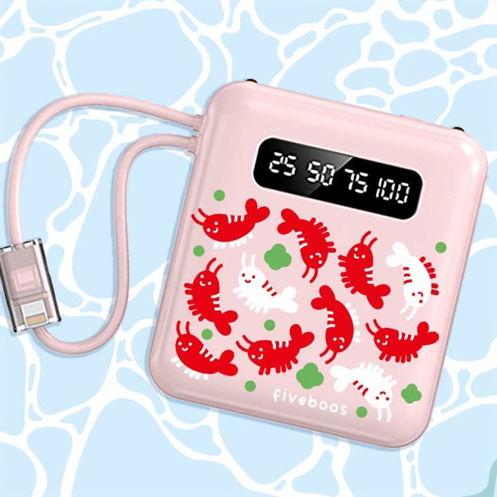 Marimo Shrimp Power Bank for wholesale by Fiveboos Inc