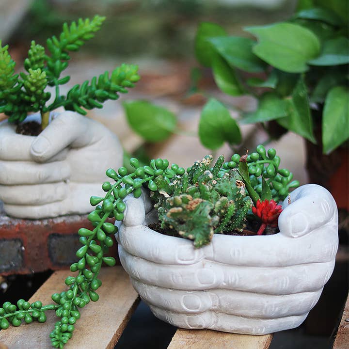 Vagabond Vintage - Wholesale Planter Box - Hand-Shaped Concrete Planters