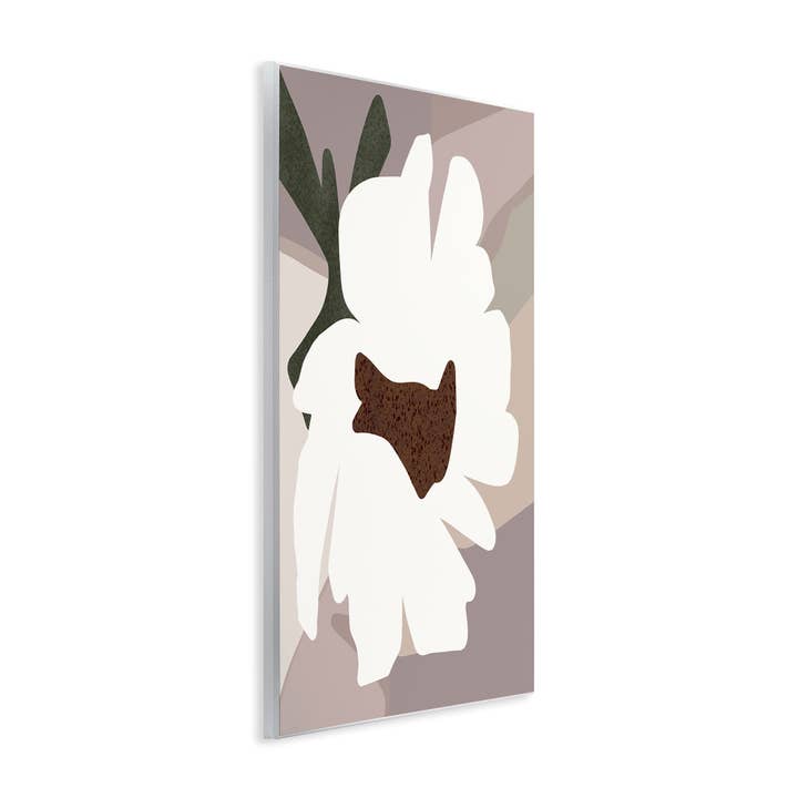 Stupell Industries - Wholesale Wall Sign - White Contemporary Flower - Unframed Wall Art3