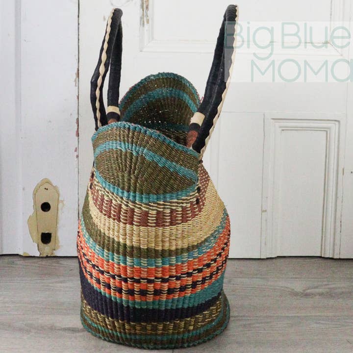 Big Blue Moma - Wholesale Grocery/Shopping Bag - U Shopper Large - Traditional Palette55