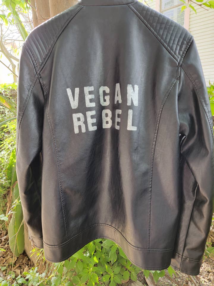 Vegan Club - Wholesale Leather Jacket - Men's - Men's Faux Leather Jacket Vegan Rebel5