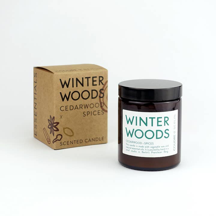 Coudre Berlin - Wholesale Jar/Filled Candle - WINTER WOODS/ESSENTIALS scented candle