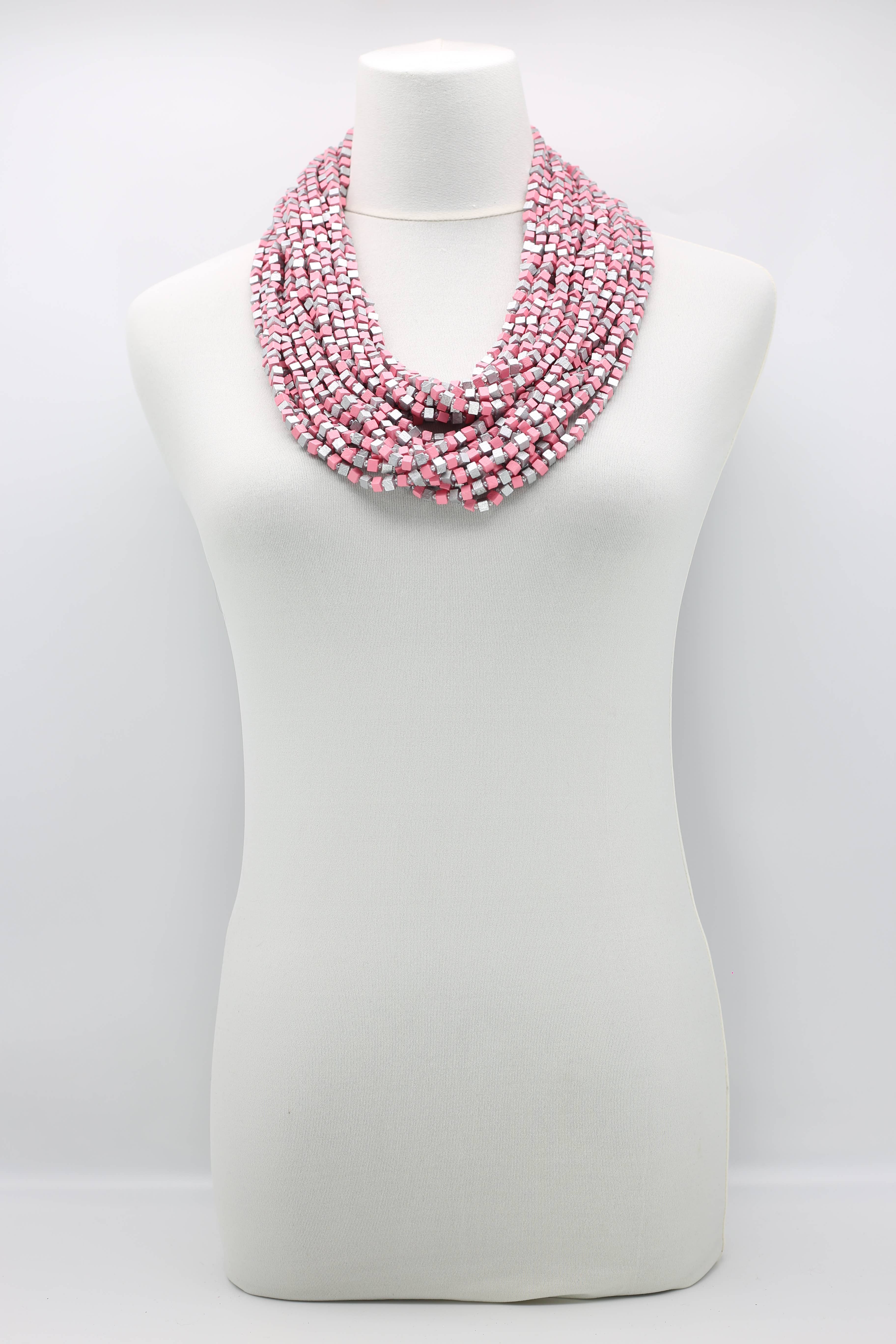 Jianhui London – Engroshandel Perlehalskæde – Den næste Pashmina halskæde Træperler - Mosaic Art22