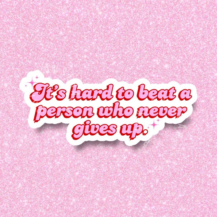 Inspirerende fitness- og pigede vandtætte klistermærker #2 for engroshandel hos Brickhouse Babe LLC