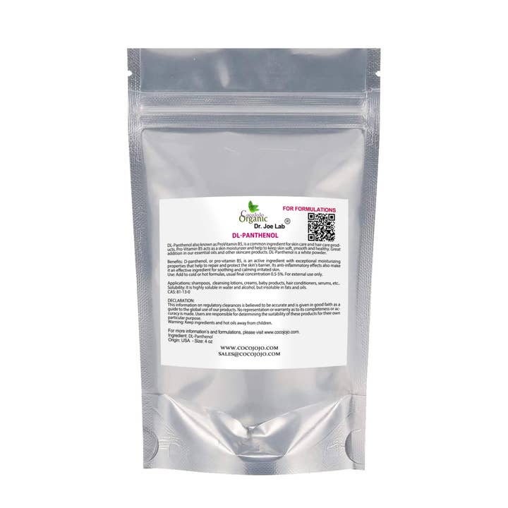 Coco jojo – Großhandel Nahrungsergänzungsmittel/Vitamin zum Einnehmen – Provitamin B5 Pulver (DL-Panthenol)