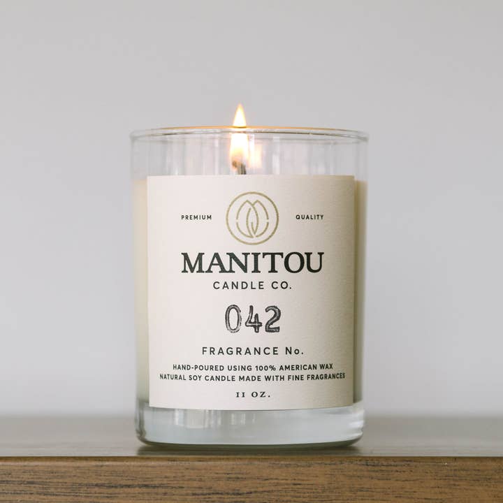 No. 042 - Fireside | Hand-Poured, Soy Candle for wholesale by Manitou Candle Co.