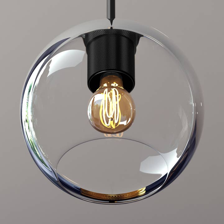 1-Light Dimmbar Globe Glass Anhänger LED kompatibel für den Großhandel von Oroma Home