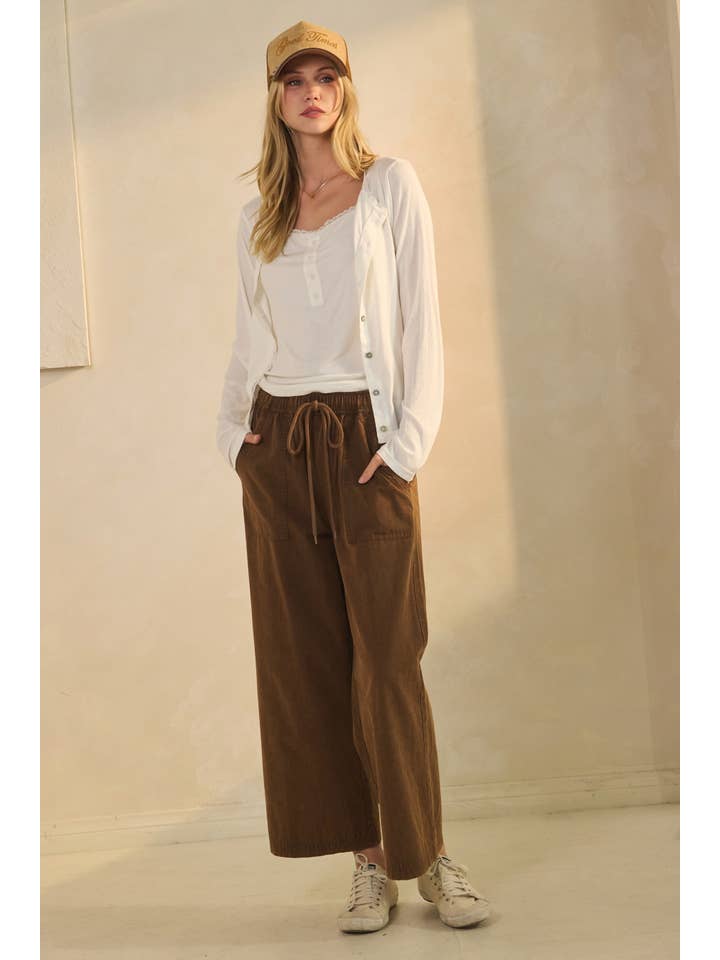 Oddi - Wholesale Pants - Women's - Wide-leg Acid Washed Pants