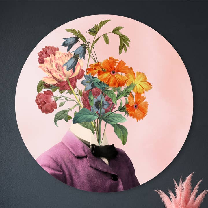 Cercle mural - Gustav - Dibond de qualité supérieure pour la vente par Sferico