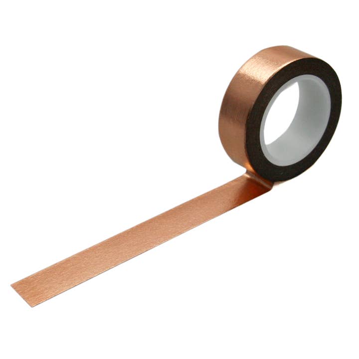 Solid kobberfolie washi-tape for engroshandel hos beve!
