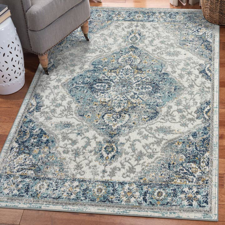 Luxe Weavers - Vente Tapis - Tapis à médaillon oriental Vintage 806116