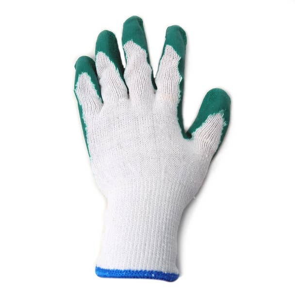 Selini New York - Wholesale Gloves - Unisex - Working Gloves with Rubber Palm Coated - Green2
