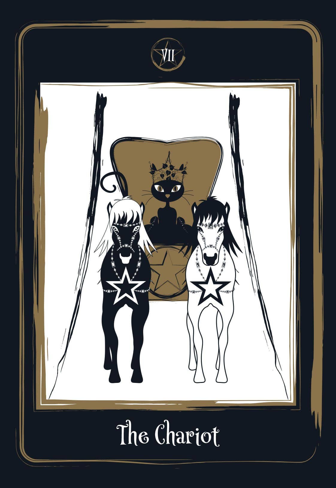 Cardshouse - Wholesale Tarot Cards - Golden Black Cat Tarot Cards6