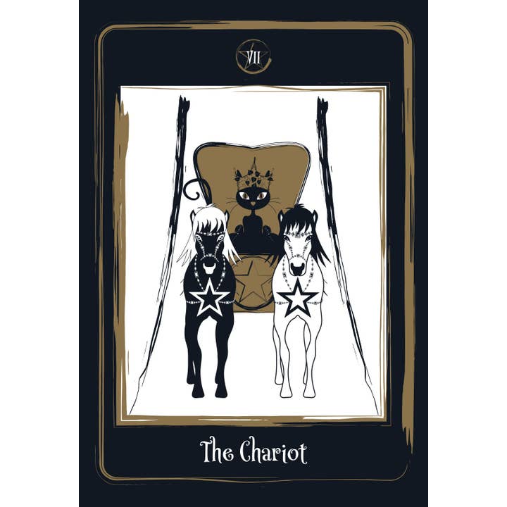 Cardshouse - Wholesale Tarot Cards - Golden Black Cat Tarot Cards6