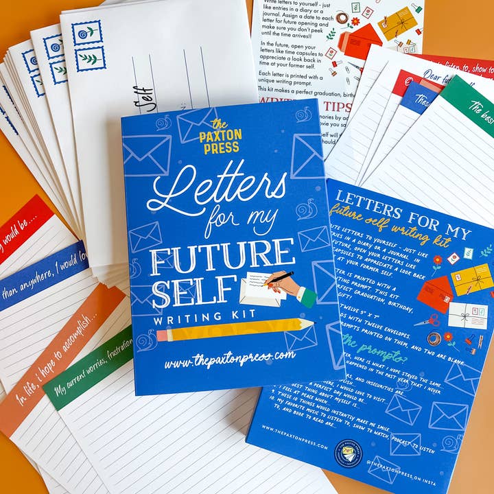 The Paxton Press - Venta al por mayor Conjunto de papelería y tarjetas - Kit de Escritura de Cartas para mi Yo Futuro3