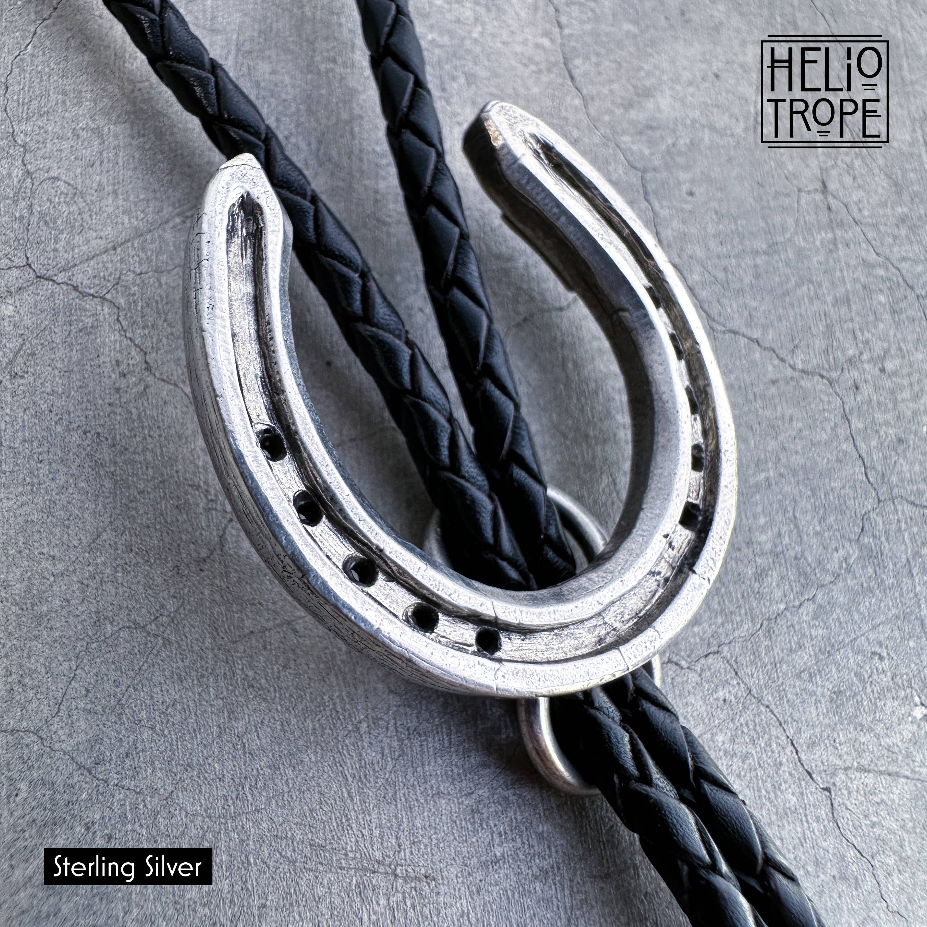 HELIOTROPE - Wholesale Pendant/Charm Necklace - Horseshoe Bolo Tie6