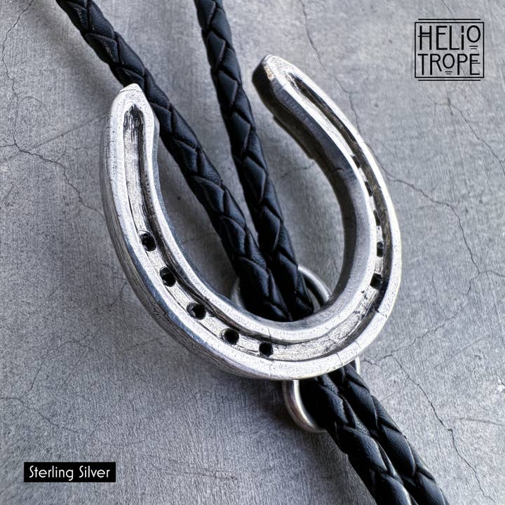 HELIOTROPE - Wholesale Pendant/Charm Necklace - Horseshoe Bolo Tie6