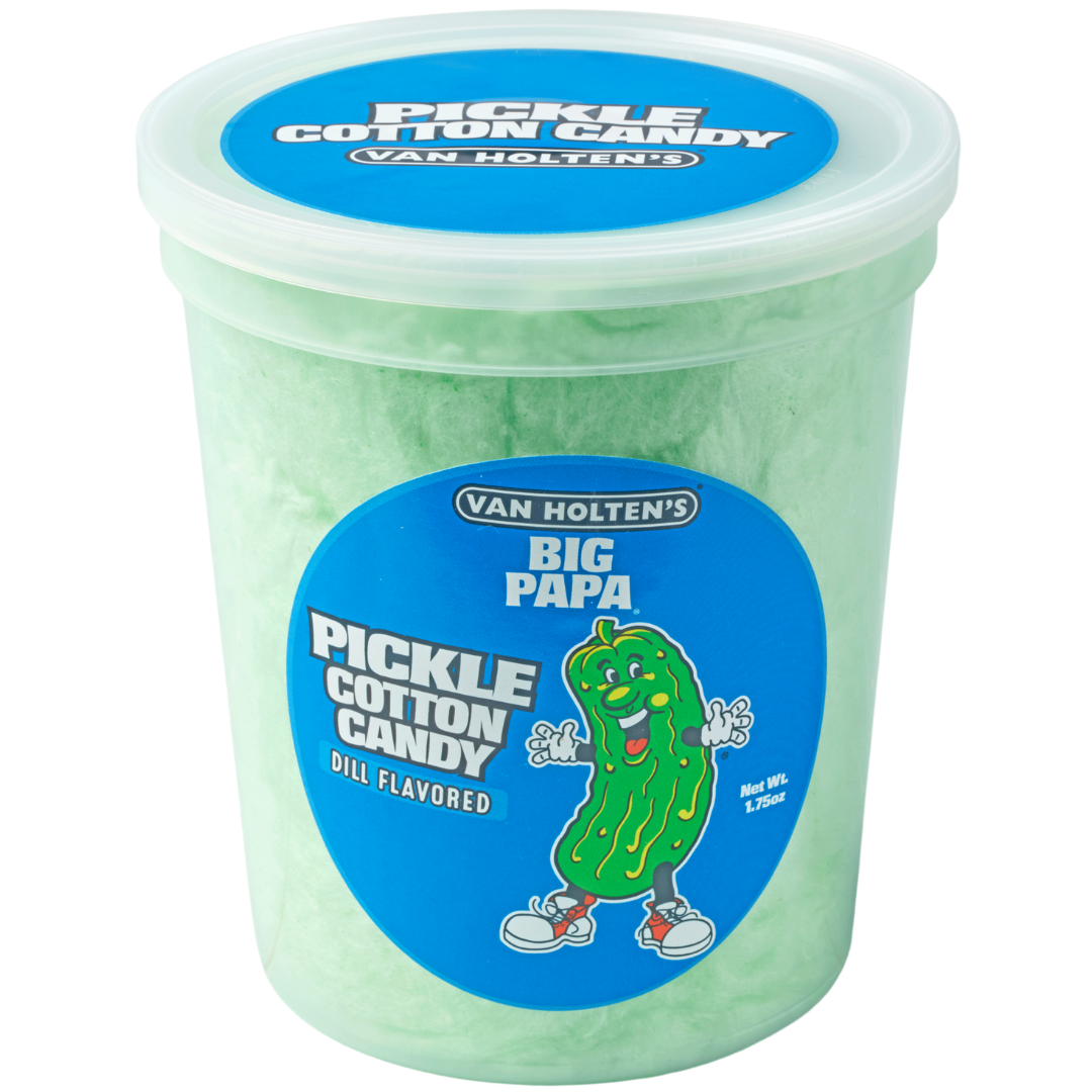 Fairy Tale Cotton Candy - Wholesale Cotton Candy - Van Holten's Big Papa Dill Pickle Cotton Candy1