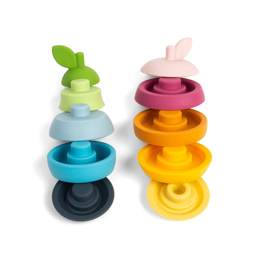 Bigjigs Toys - Wholesale Stacking Rings Game - Baby - Stacking Apple & Pear2