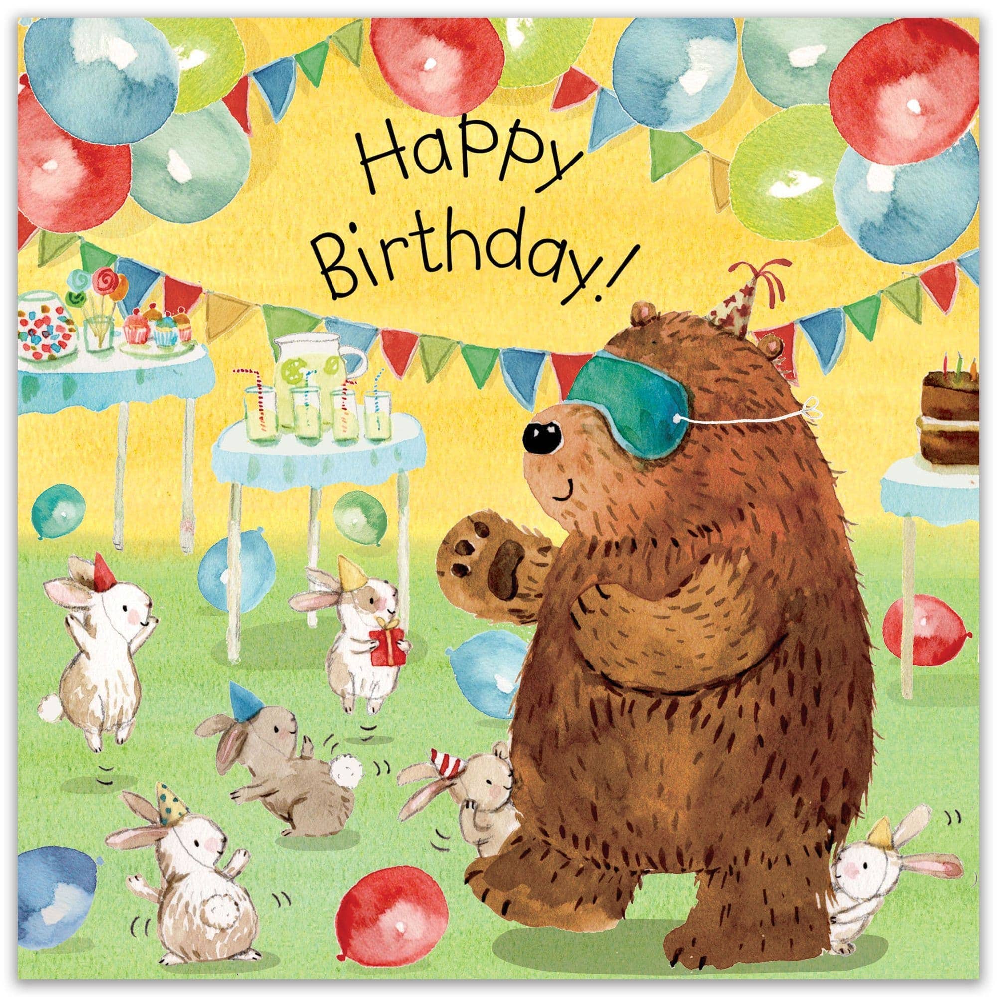Twizler Ltd – wholesale Birthday card – Blindmans Buff - Childrens Birthday Card1