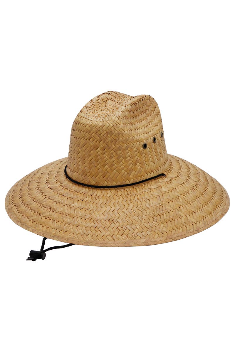 Cap Zone - Wholesale Straw Hat - Women's - Quarterhorse Wide Dome Brim Straw Lifeguard Hat10