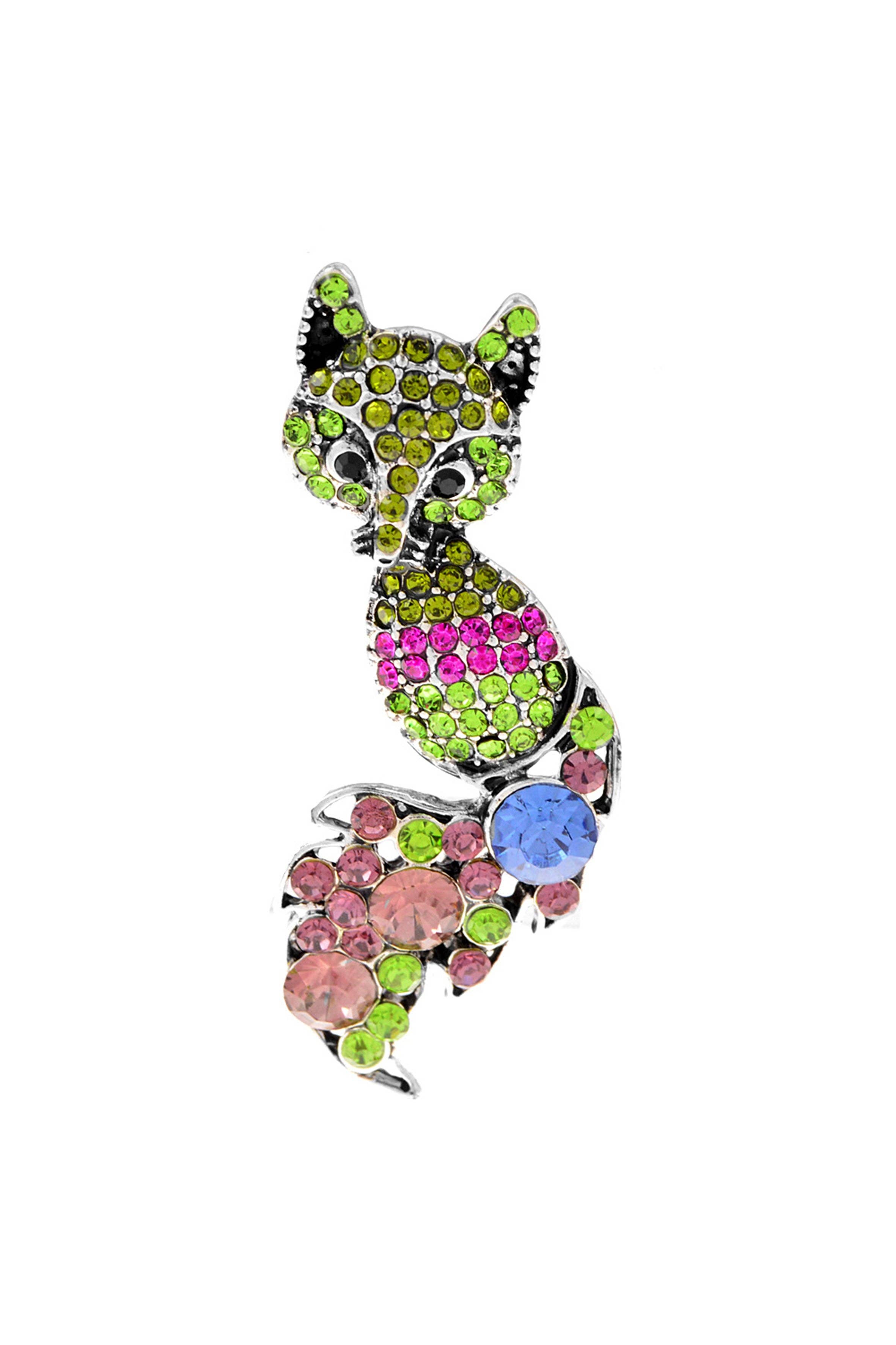 Ole - Vente Broches - Broche Renard en Strass PA44592