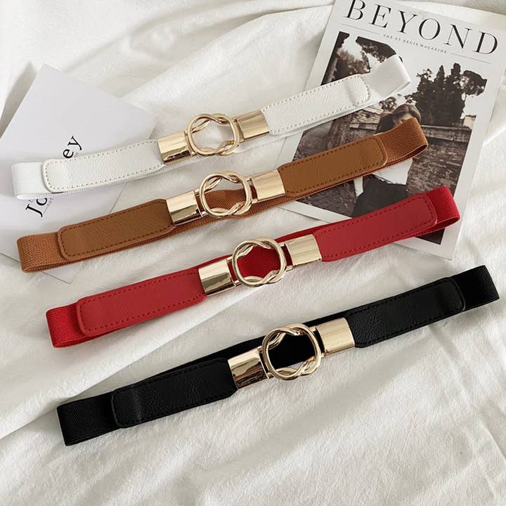 DOUBLE BUCKLE ELASTIC FASHIONABLE WAIST BELT_CWABE0652 and other Purchase Wholesale elastic belt. Free Returns & Net 60 Terms on Faire trending on Faire.