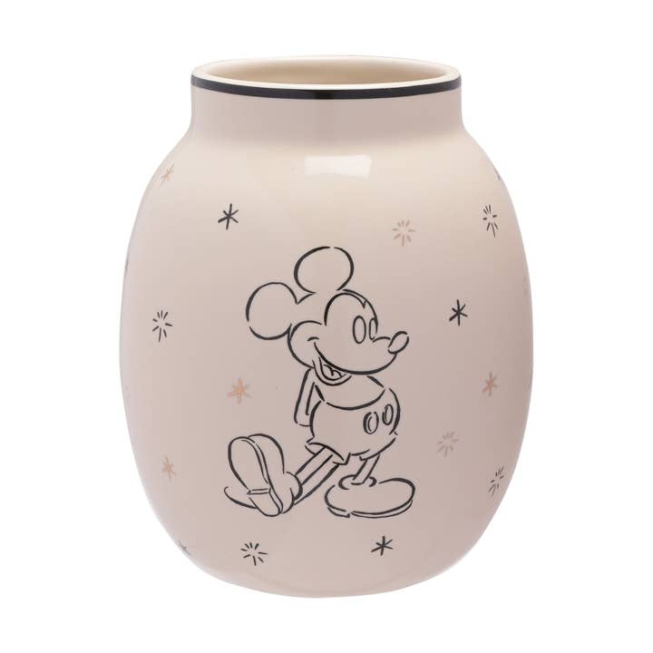 Disney Mickey vaas met gouden folie voor wholesale door WIDDOP and Co.