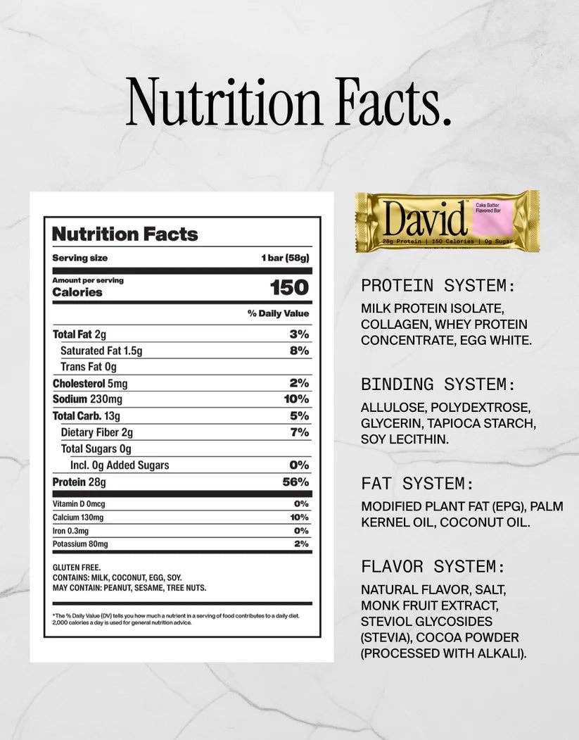 Campus Protein - Wholesale Snack Bar - David Protein Bar11