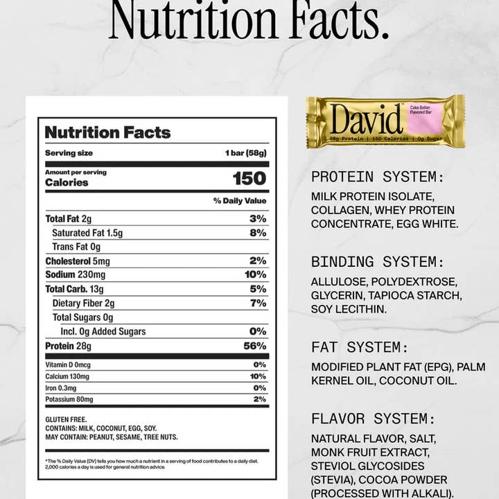 Campus Protein - Wholesale Snack Bar - David Protein Bar11