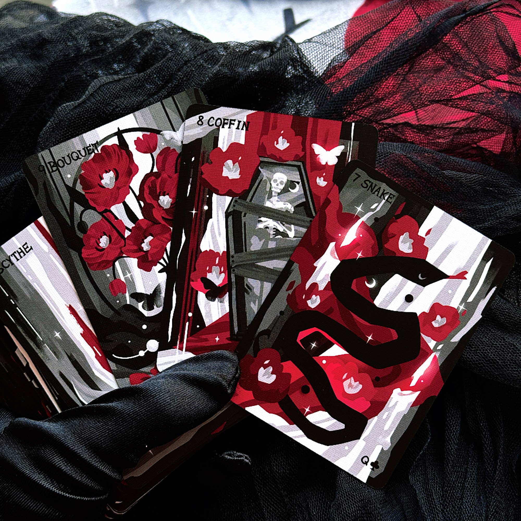 Vermilion Collection - Wholesale Tarot Cards - Blood Nightmare Lenormand2