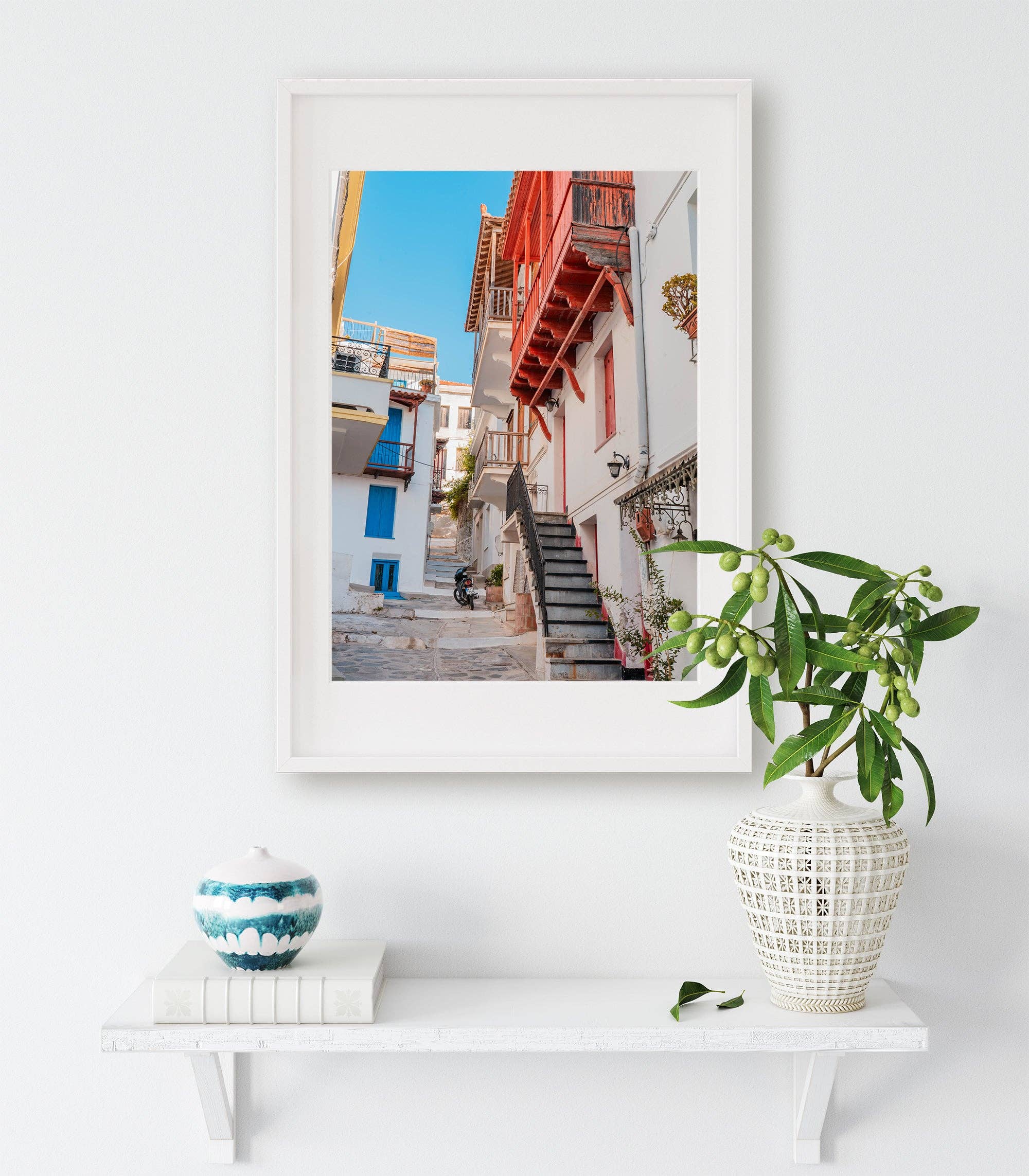 Natasha Riha Photography - Wholesale Photograph - Balconies in Skopelos | Fine Art Photography Print4