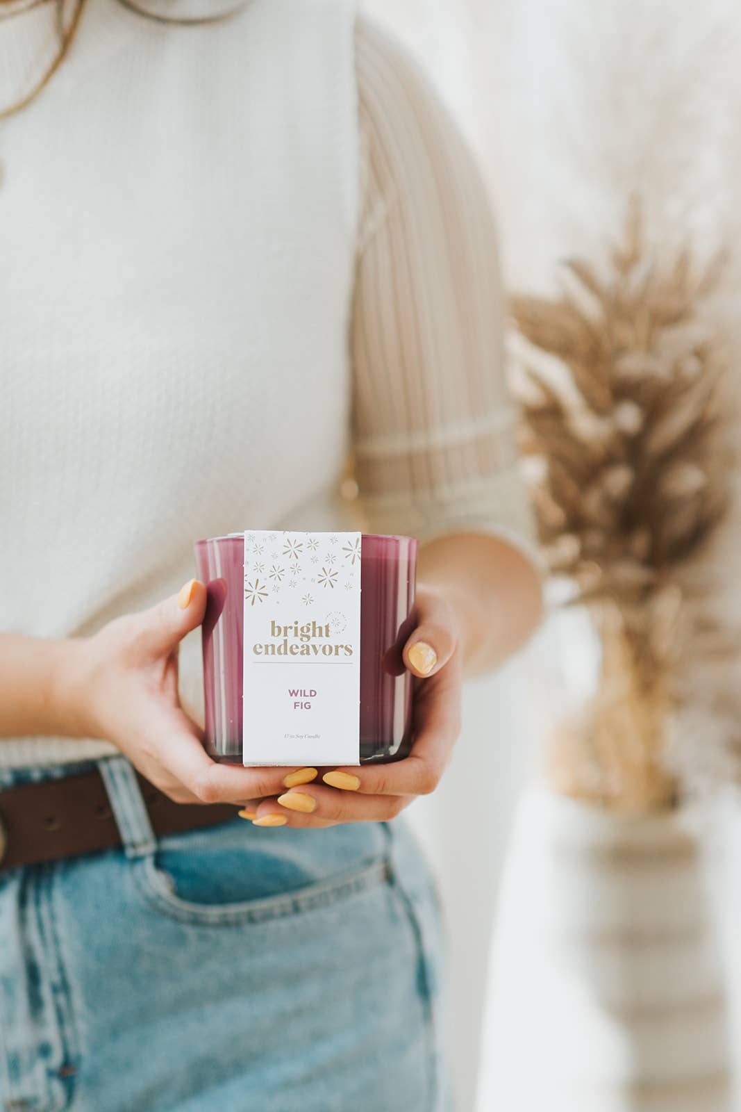 Bright Endeavors - Wholesale Jar/Filled Candle - Wild Fig Soy Candle1