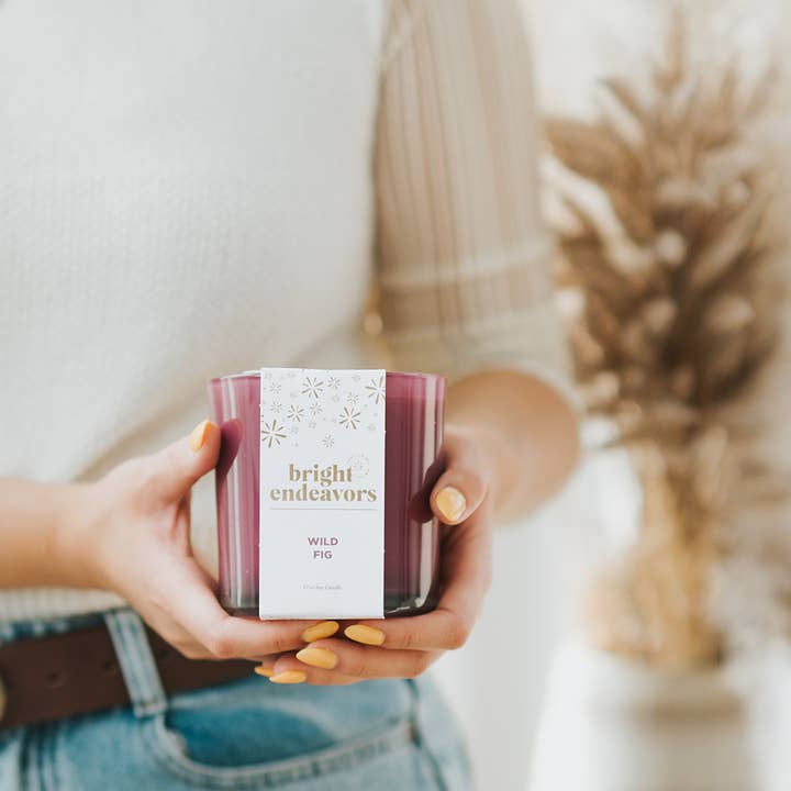 Bright Endeavors - Wholesale Jar/Filled Candle - Wild Fig Soy Candle1