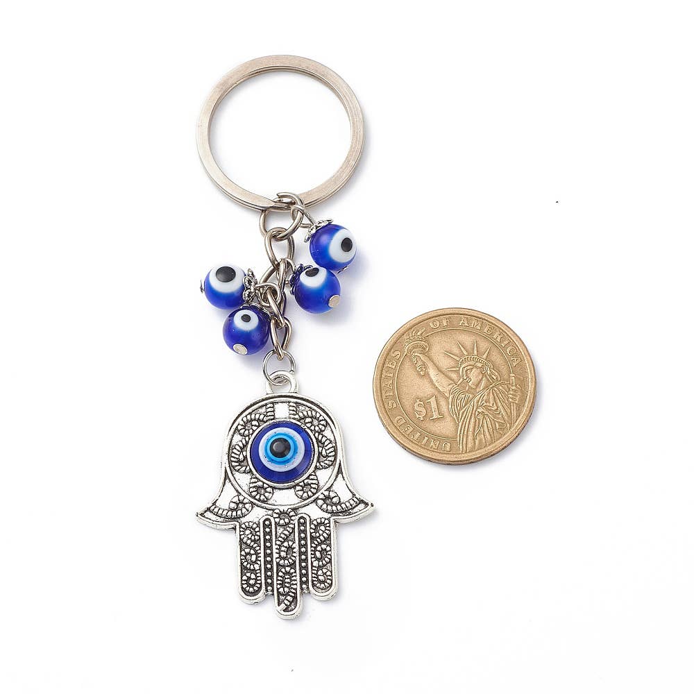 VIE – wholesale Keychain – Unisex – Evil Eye Hamsa Hand Keychain4