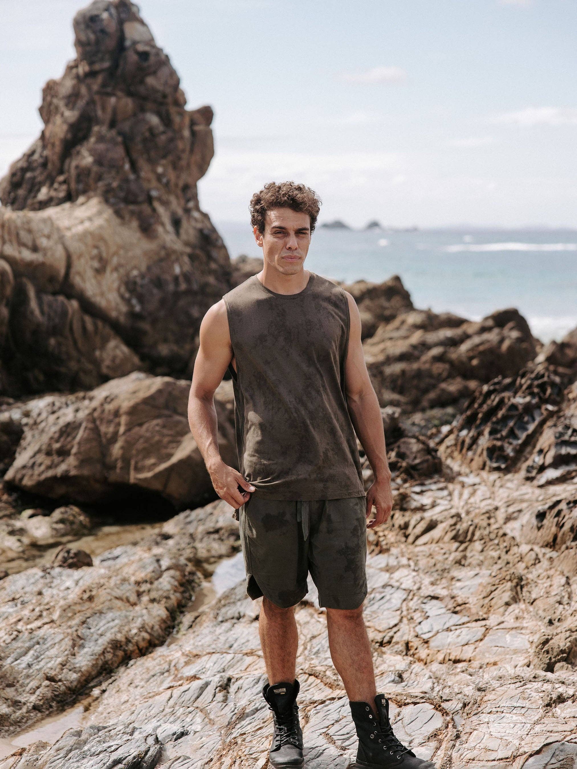 IDIS - Wholesale Korte broeken - Heren - Sidewinder - Green Wash4