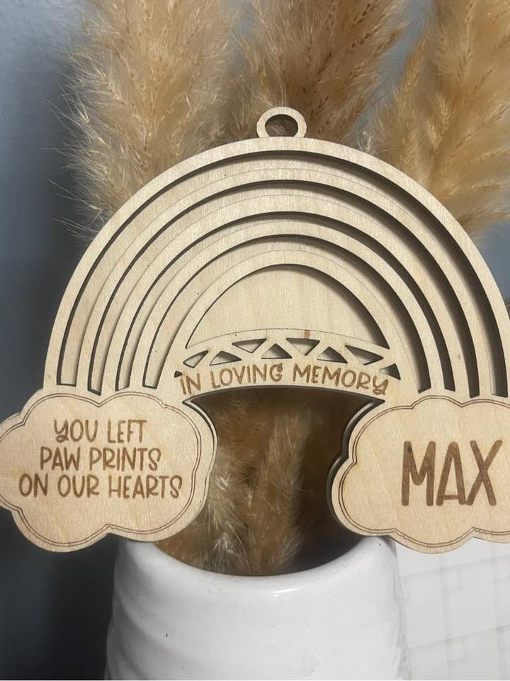 Pet Memorial Ornament for wholesale by Trendy Vine Designs