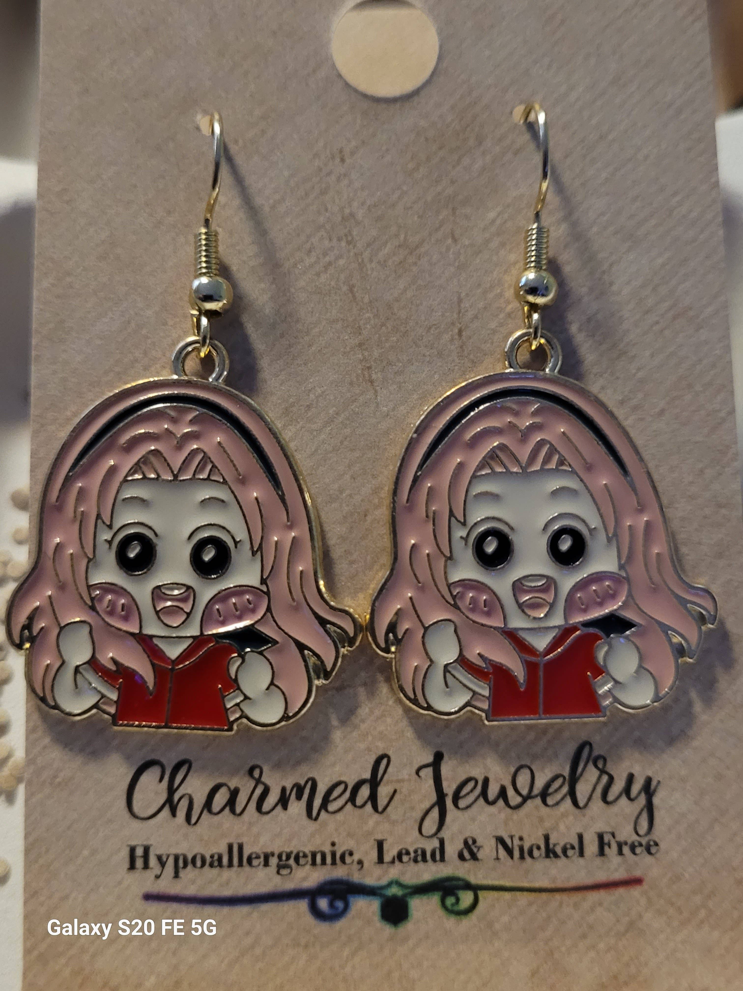 Con-Quest Crafts - Wholesale Jewelry Set - Shounen Anime Inspired Earrings, Necklaces & Zipper Pulls 9
