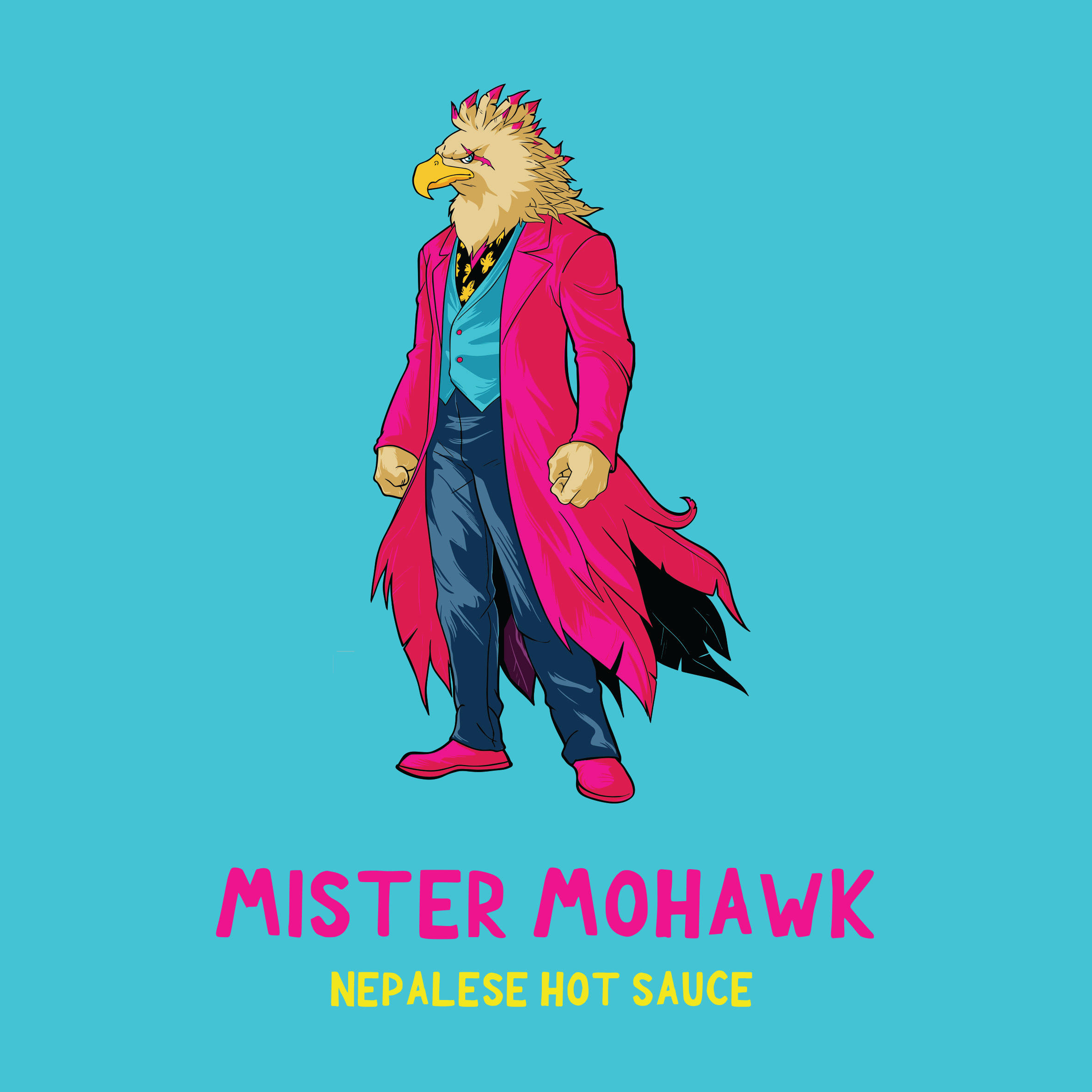 Keating and Co Condiments - Wholesale Hot Sauce - Mister Mo Hawk – Nepalese-Inspired Hot Sauce (250ml)1
