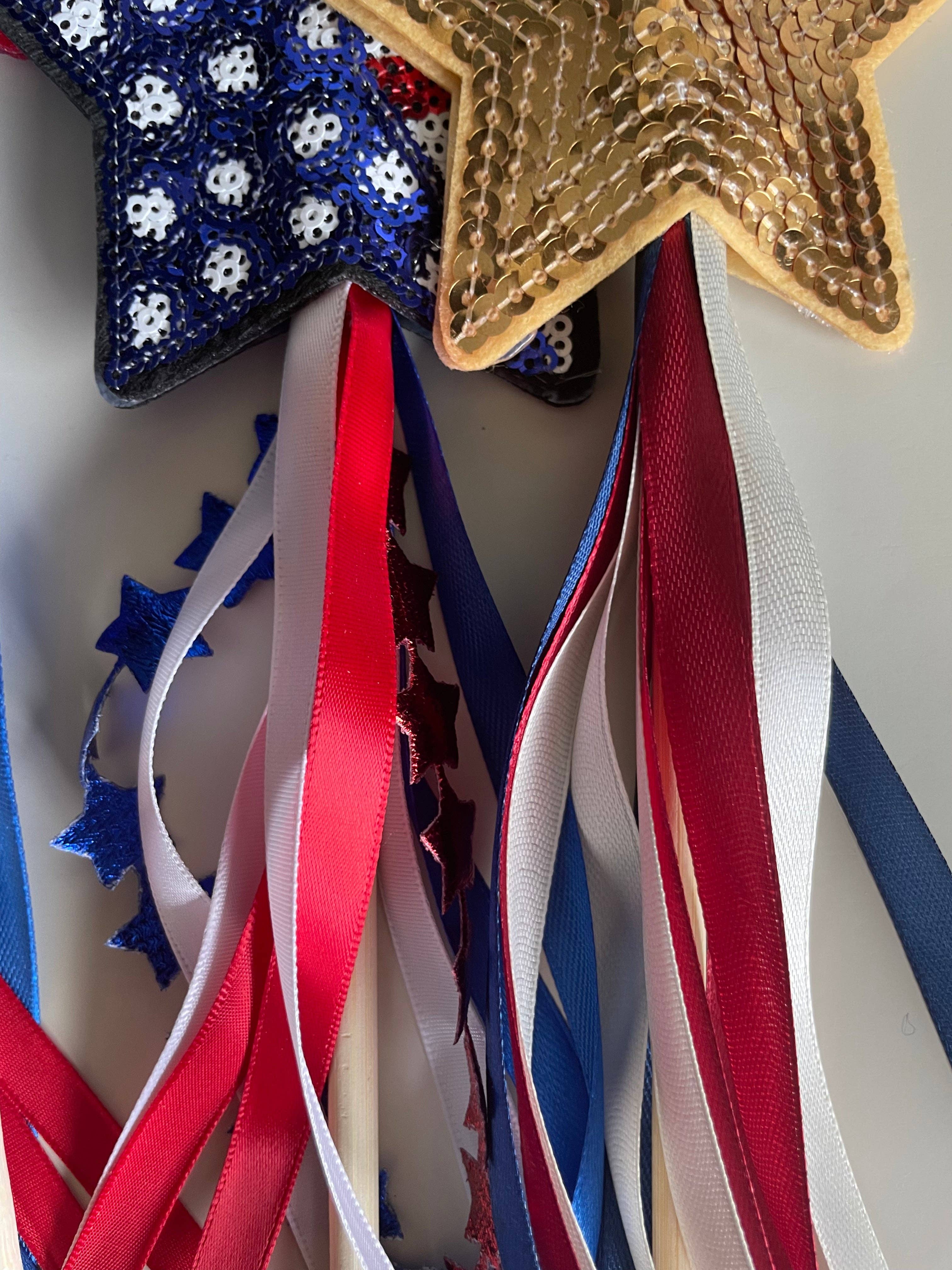 Parker and Kay Collective - Wholesale Toy Wand - Kids - Patriotic Ribbon Wand4