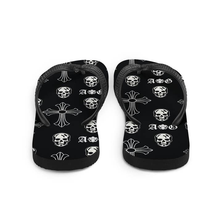 agrock-usa.com – wholesale Flip Flops – Women’s – Skull & Cross Flip-Flops