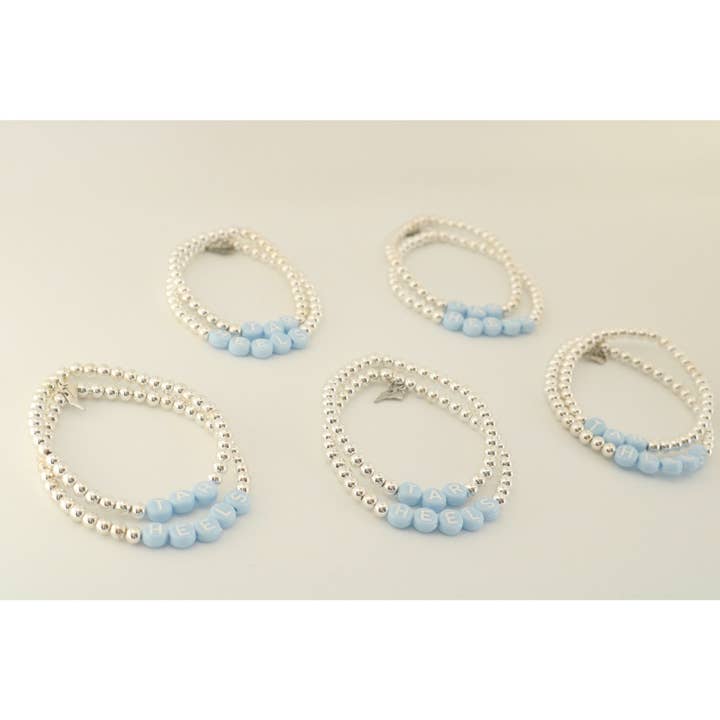 Taylor Reese - Wholesale Beaded Bracelet - "Tar Heels" Little Team Bracelet Set2