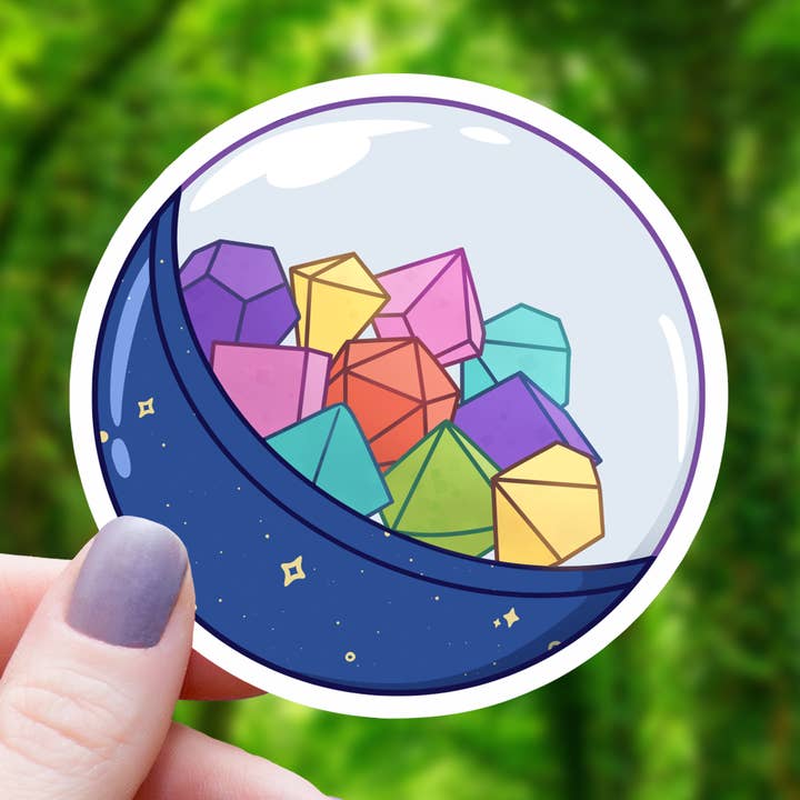 Leksakskapsel Polyedriska Tärningar Klistermärke för wholesale av Mimic Gaming Co