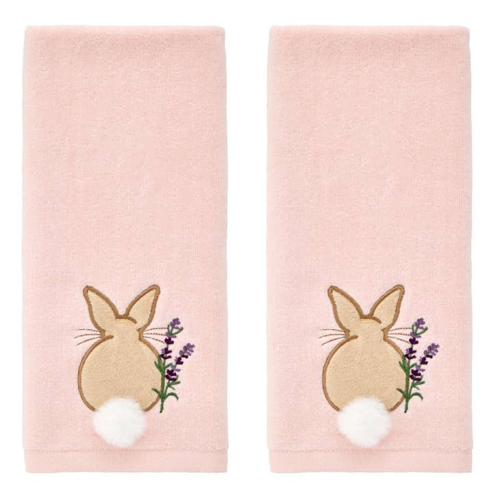 Cotton Tail 2-delige set handdoeken, roze voor wholesale door SKL HOME