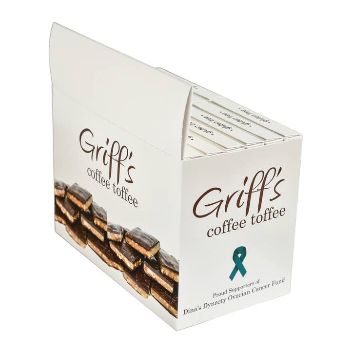 Griff's Toffee - Wholesale Toffee - Griff's Coffee Toffee - 2oz Dark Chocolate Toffee4