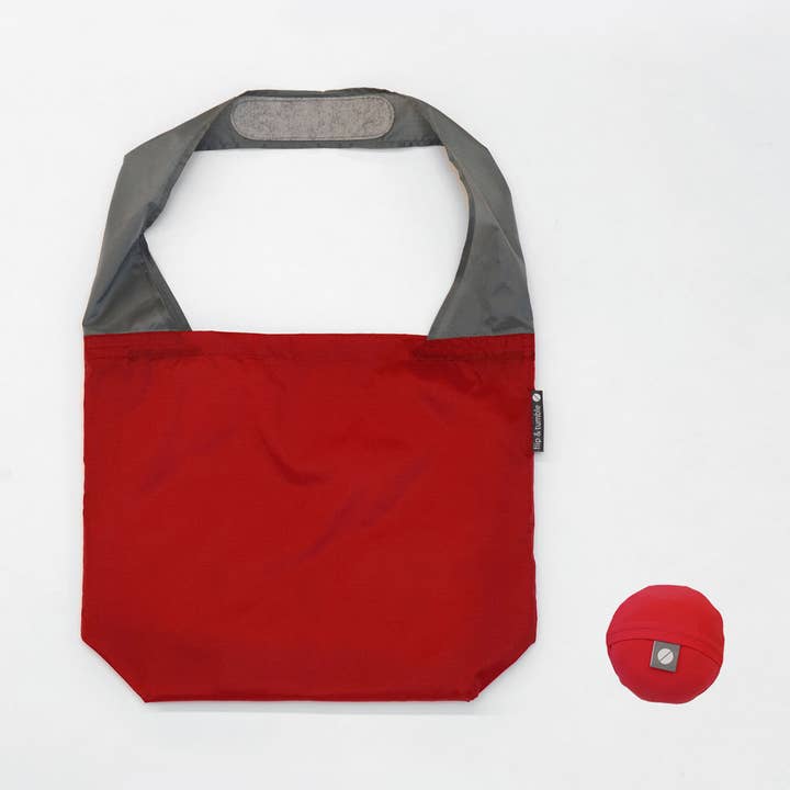 flip & tumble - Wholesale Grocery/Shopping Bag - 24-7 Bag - fold up tote bag - red0