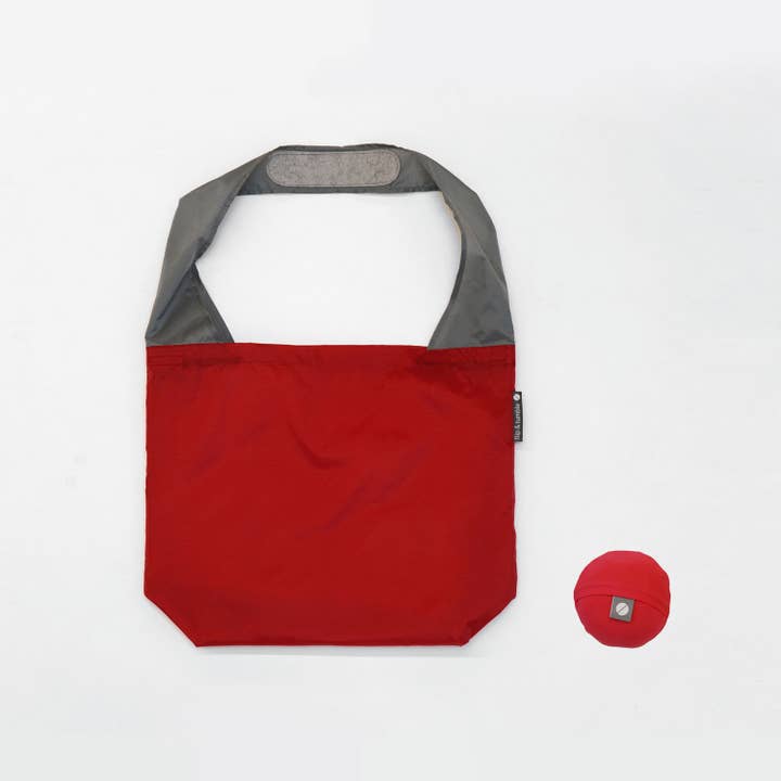 flip & tumble - Wholesale Grocery/Shopping Bag - 24-7 Bag - fold up tote bag - red
