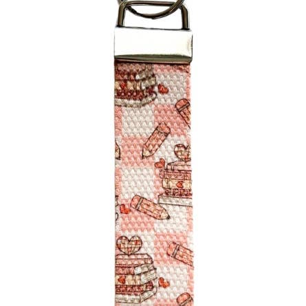 LilyAnn Cove - Wholesale Keychain - Women's - Spring - Cotton Wristlet Keychain Lanyard key fob