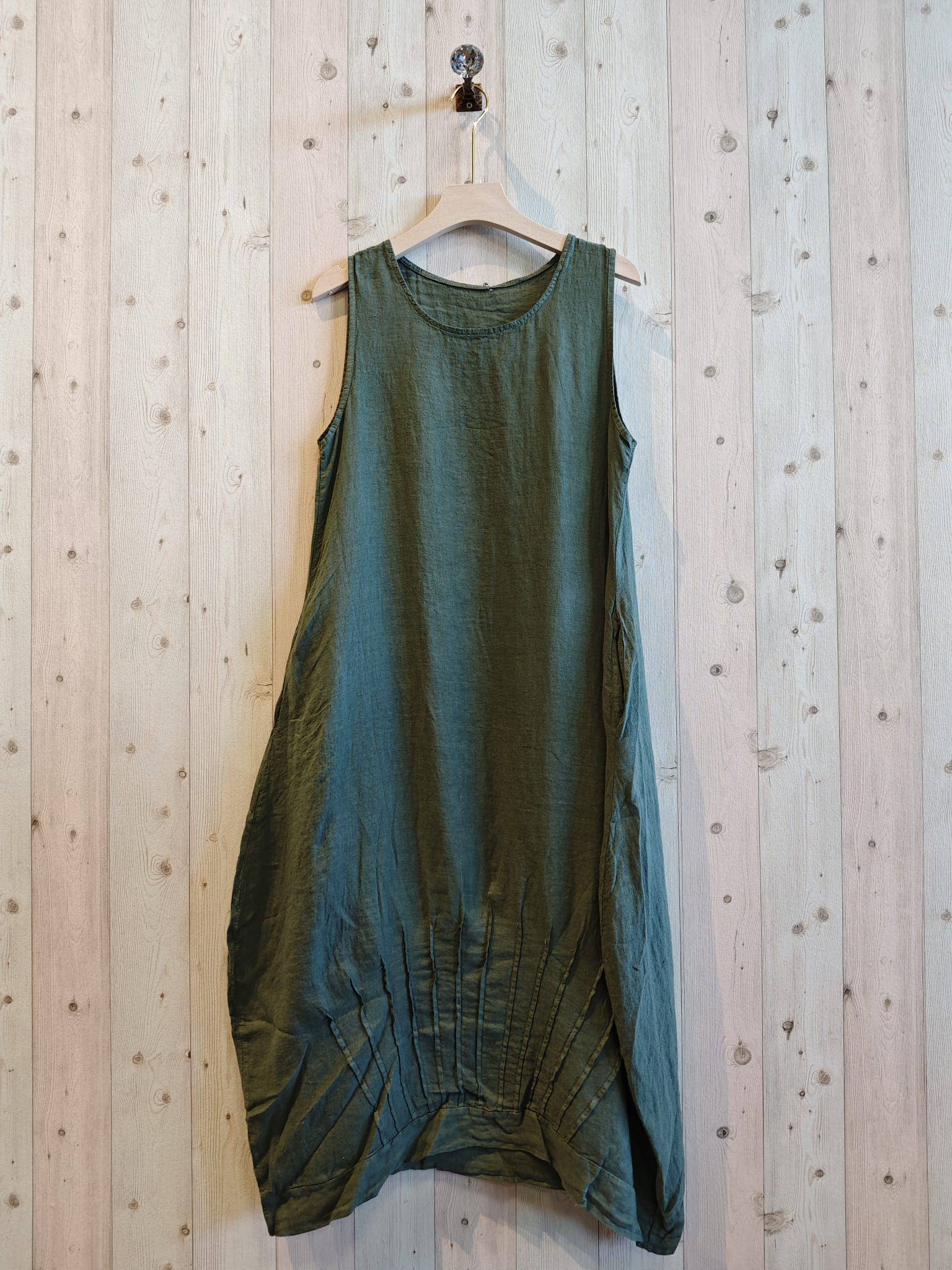 Linen & More - Wholesale Dress - Women's - REF 17967 100% LINEN BALLOON-SHAPED DRESS6