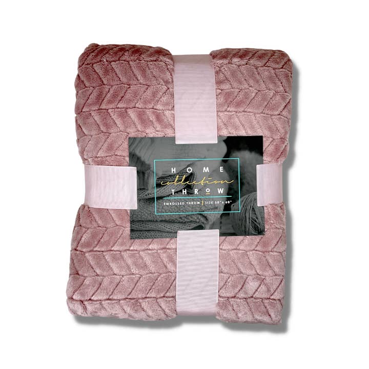 JupiterGear Home - Wholesale Throw Blanket - Home Collection Embossed Throw Blanket